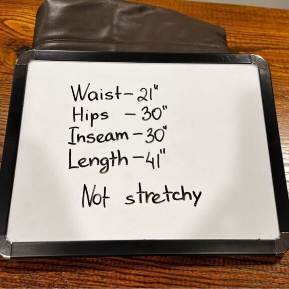 Vegan Leather & Suede Ribbed Legging - Picture 16 of 16